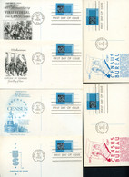 UX53 UPSS S71 6 Diff. Postal Cards FDC 1965 - 1961-80