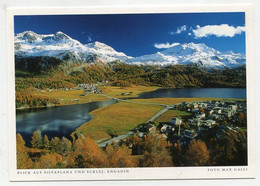 AK 054656 SWITZERLAND - Blick Auf Silvaplana Und Surlej - Engadin - Silvaplana