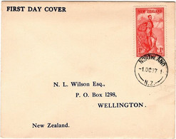 New Zealand 1937  Health ,Climber,FDC - FDC