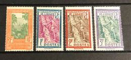 Lot De 4 Timbres Taxes Neufs** Etablissements Français De L' Océanie 1929 - Timbres-taxe