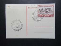 Saarland 1950 IBASA Maximumkarte / Sonderstempel / FDC Nr. 291 Katalogwert 350€ Tag Der Briefmarke - Brieven En Documenten