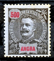 !										■■■■■ds■■ Angra 1897 AF#26 * King Carlos Mouchon 500 Réis 11,5 (x0056) - Angra