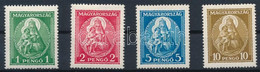 ** 1932 Nagy Madonna Sor (**80.000) (2P Ráncok / Creases, 5P Javított Gumi / Repaired Gum) - Unclassified