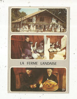 Cp, Agriculture , Ferme , Métier , Multivues ,écrite 1980 ,LA FERME LANDAISE ,40 ,LANDES - Fattorie