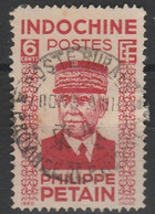 INDOCHINE - Type Pétain Oblitéré Poste Rurale - Used Stamps