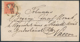 1858 5kr I. Típus Levélen, "PES)TH" - "WAITZEN" - Other & Unclassified