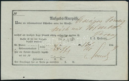 1859 Aufgabs Recepisse "RAAB" - Other & Unclassified