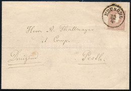 1859 Távolsági Levél 10kr Bérmentesítéssel "NEUSOHL" - "PESTH / Abends" - Other & Unclassified