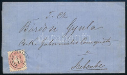 ~1865 5kr Levélen, A Hátoldalon Levélzáróval, "MAROS VÁSÁRHELY" - Other & Unclassified