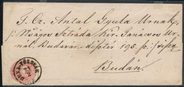 1867 Távolsági Levél 5kr Bérmentesítéssel "DUNA-FÖLDVÁR" - "(OF)EN" - Other & Unclassified