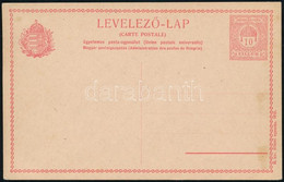 1911 Használatlan Nemzetközi 10f Díjjegyes Levelezőlap - Other & Unclassified