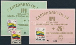 ** 1974 UPU Bélyeg + Blokkpár Mi 1629 + Mi 66-67 - Other & Unclassified