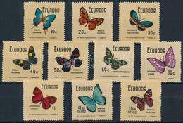 ** 1970 Lepke Sor, Butterfly Set Mi 1478-1487 - Other & Unclassified