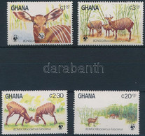 ** 1984 WWF: Bongó Sor Mi 1060-1063 + 4 Db FDC - Other & Unclassified