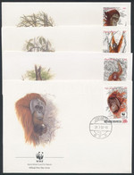 1989 WWF Orángután Sor 4 FDC Mi 1291-1294 - Other & Unclassified