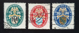 Deutsches Reich 1925, Mi 375-77 "Nothilfe" Gestempelt - Used Stamps
