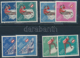 ** 1963 Téli Olimpia Innsbruck Sor, Winter Olympics Innsbruck Set Mi 677-684 - Other & Unclassified