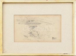 Kelety Gusztáv (1834-1902): Bernriedi Részlet (Felső-Bajorország). Ceruza, Papír. Hagyatéki Bélyegzővel. 11x17,5 Cm. Üve - Other & Unclassified