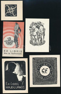 Jelzés Nélkül: Art Deco Ex Libris (Mme De Tournandre). Színes Klisé, Papír, 10×6 Cm, Jelzés Nélkül: Galambos Ferenz. Fam - Other & Unclassified