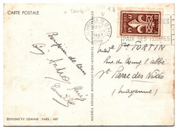 France Oblitérations Mécaniques Flammes - Carte - Mechanical Postmarks (Advertisement)