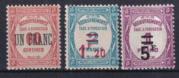 1929 - TAXE - YVERT N° 63/65 * MLH - COTE = 155 EUR. - 1859-1959 Nuevos