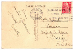 France Oblitérations Mécaniques Flammes - Carte - Mechanical Postmarks (Advertisement)