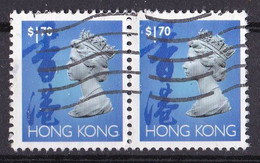 Hong Kong Marke Von 1992 O/used (waagrechtes Paar) (A2-26) - Usati