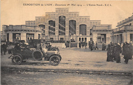 69-LYON- EXPOSITION DE LYON- OUVERTURE 1er MAI 1914- L'ENTREE NORD - Autres & Non Classés