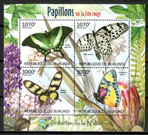 Burundi 2012 / Butterflies MNH Mariposas Papillons Schmetterlinge / Id60  3-6 - Schmetterlinge