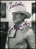 Tony Curtis Autográf Aláírása és Dedikációja Saját Magát ábrázoló Fotón / Tony Curtis Autograph - Other & Unclassified