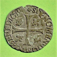 CHARLES IX / DOUZAIN DEUXIEME TYPE / 1574 P / DIJON / 1.67 G / 23.5 Mm - 1560-1574 Charles IX