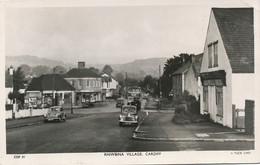 Cardiff Rhiwbina  Raphael Tuck Real Photo Cars Bus - Glamorgan