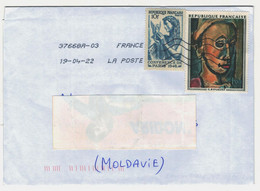 France  , 2022,  Used Cover - Covers & Documents