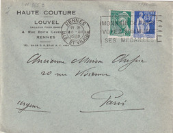 France Oblitérations Mécaniques Flammes - Enveloppe - Mechanical Postmarks (Advertisement)