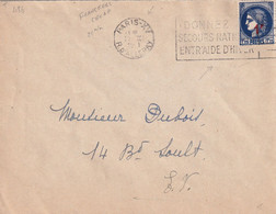 France Oblitérations Mécaniques Flammes - Enveloppe - Mechanical Postmarks (Advertisement)