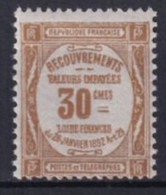 1917 - TAXE - YVERT N° 46 ** MNH - COTE = 40 EUR - 1859-1959.. Ungebraucht