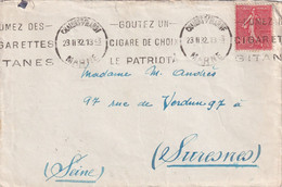 France Oblitérations Mécaniques Flammes - Enveloppe - Mechanical Postmarks (Advertisement)