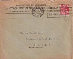 France Oblitérations Mécaniques Flammes - Enveloppe - Oblitérations Mécaniques (flammes)