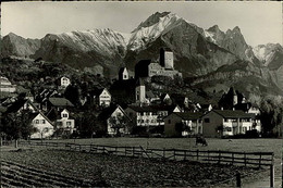 SWITZERLAND - SCHLOSS SARGANS UND FALKNIS - PHOTO BERNI KLOSTERS - 1950s (13051) - Sargans