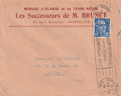 France Oblitérations Mécaniques Flammes - Enveloppe - Mechanical Postmarks (Advertisement)