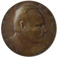 Lux Elek (1884-1941) DN "Rátz László 1863-1930" Kétoldalas Bronz Emlékérem (80mm) T:2  HP 3430. - Unclassified