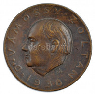 Medgyessy Ferenc (1881-1958) 1938. "Dr. Vámossy Zoltán" Egyoldalas öntött Bronz Plakett (105mm) T:2 HPII 1850. - Unclassified