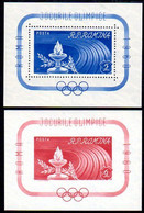 ROMANIA 1960 Olympic Games Blocks MNH/**.  Michel Blocks 46-47 - Nuovi