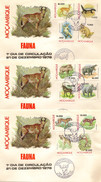 MOZAMBIQUE  1976 Animals Of The African Jungle FDC (SET3) - Other