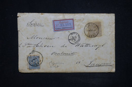 PORTUGAL - Enveloppe En Recommandé De Lisbonne Pour La Suisse En 1883 - L 121746 - Storia Postale