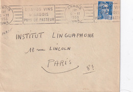 France Oblitérations Mécaniques Flammes - Enveloppe - Mechanical Postmarks (Advertisement)