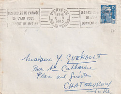 France Oblitérations Mécaniques Flammes - Enveloppe - Mechanical Postmarks (Advertisement)