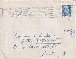 France Oblitérations Mécaniques Flammes - Enveloppe - Mechanical Postmarks (Advertisement)