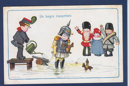 CPA Bertiglia Enfant écrite Guerre War WWI Militaria Satirique - Bertiglia, A.