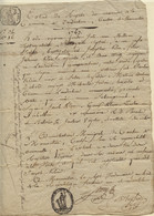 L DOCUMENTS FISCAUX - L - Papiers Timbrés - 5 Doc. Entre 1767/1844 - (naissances, Mariages,….) Diverses Communes D'Alsac - 1801-1848: Precursors XIX
